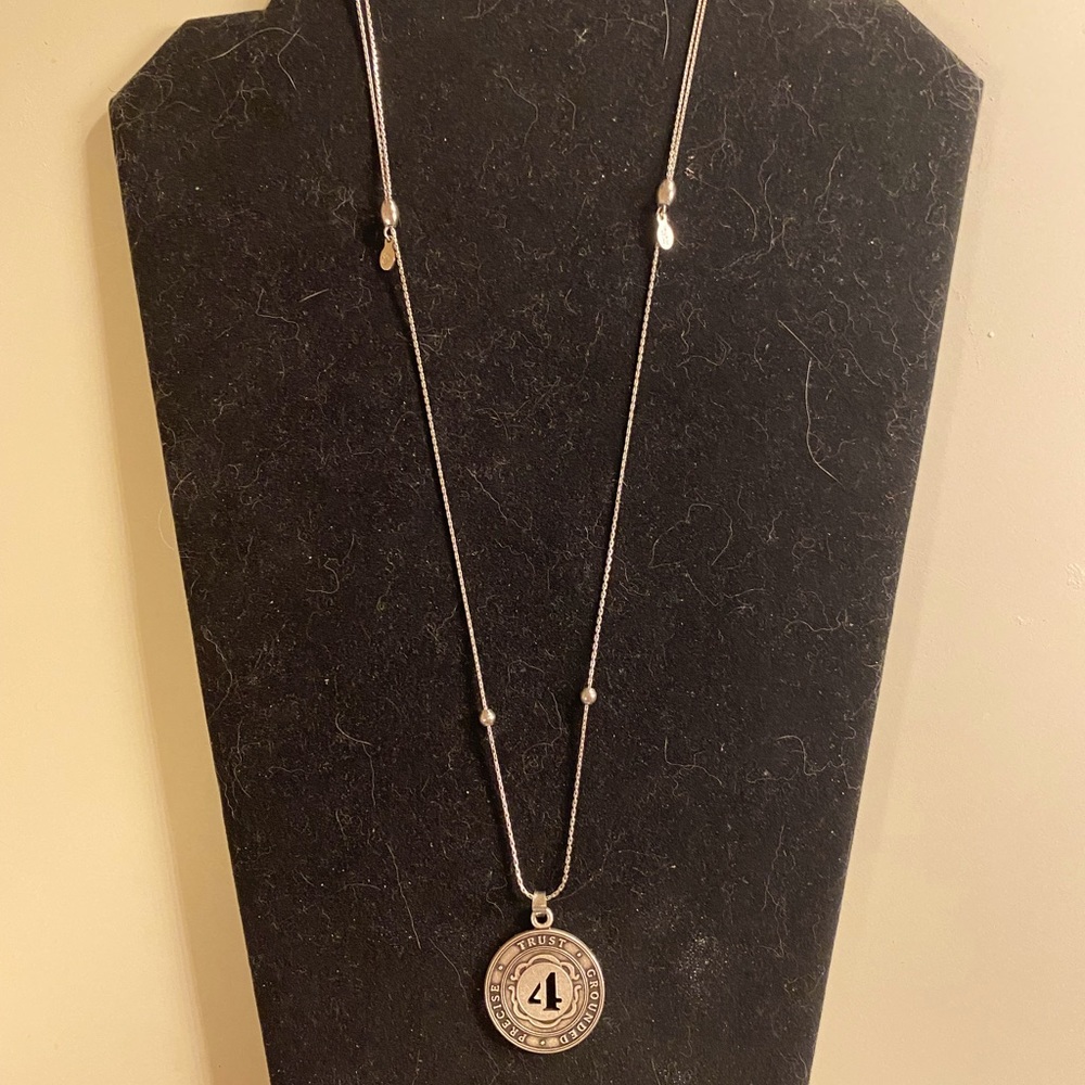 Alex and Ani “4” sterling adjustable necklace!
